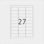 Etiketten 63 5x29 6 Vorlage Wunderbar Herma 4864 Inkjet Etiketten A4 63 5x29 6 Mm Weiß Folie