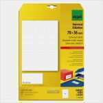 Etiketten 70x36 Vorlage Download Angenehm Sigel La131 Universal Etiketten Weiß 70x36 Mm 25 Bögen