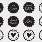 Etiketten Hochzeit Vorlagen Cool Free Printable Etiketten Handmade Printables