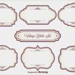 Etiketten Rahmen Vorlagen Großartig 7 Vintage Rahmen