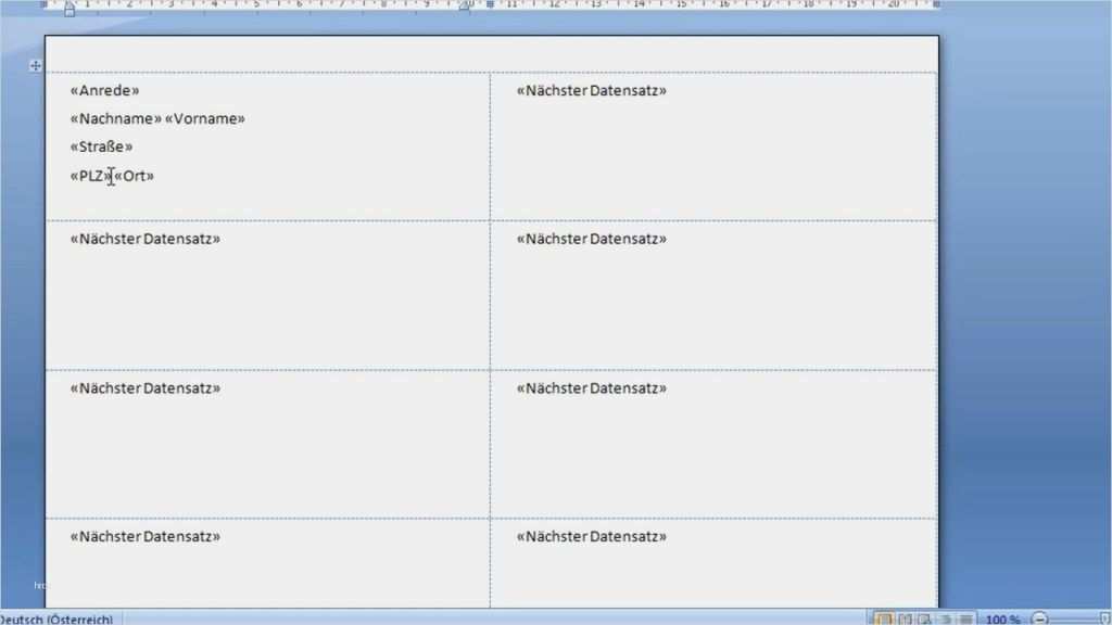 Etiketten Vorlage 70x36 Angenehm Etikettendruck In Word 2007