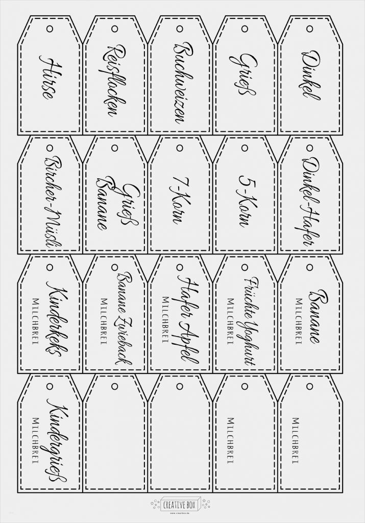 Etiketten Vorlage 70x36 Einzigartig Projekt 33 – Etiketten Für Baby Brei – Creative Box