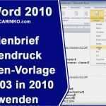 Etiketten Vorlage 70x36 Erstaunlich Ms Word Serienbrief Seriendruck Etiketten Vorlage Aus 2003