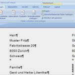 Etiketten Vorlage Word Erstellen Süß Serienbrief Etiketten In Word 2007 Erstellen