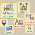 Etiketten Vorlagen Schule Kostenlos Angenehm Eulige Klassen Nste Frau Locke