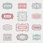 Etiketten Vorlagen Zum Ausdrucken Kostenlos Cool Romantische Vintage Handgezeichneten Etiketten Vorlagen