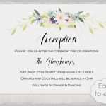 Etsy Agb Vorlage Einzigartig Empfang Einladung Vorlage Druckbare Blumen Von