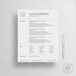 Etsy Agb Vorlage Luxus Minimalistische Lebenslauf Vorlage 23 Von Boldstationery