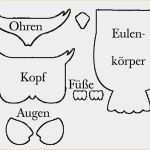 Eulen Vorlage Zum Basteln Cool Vorlage Eule Basteln