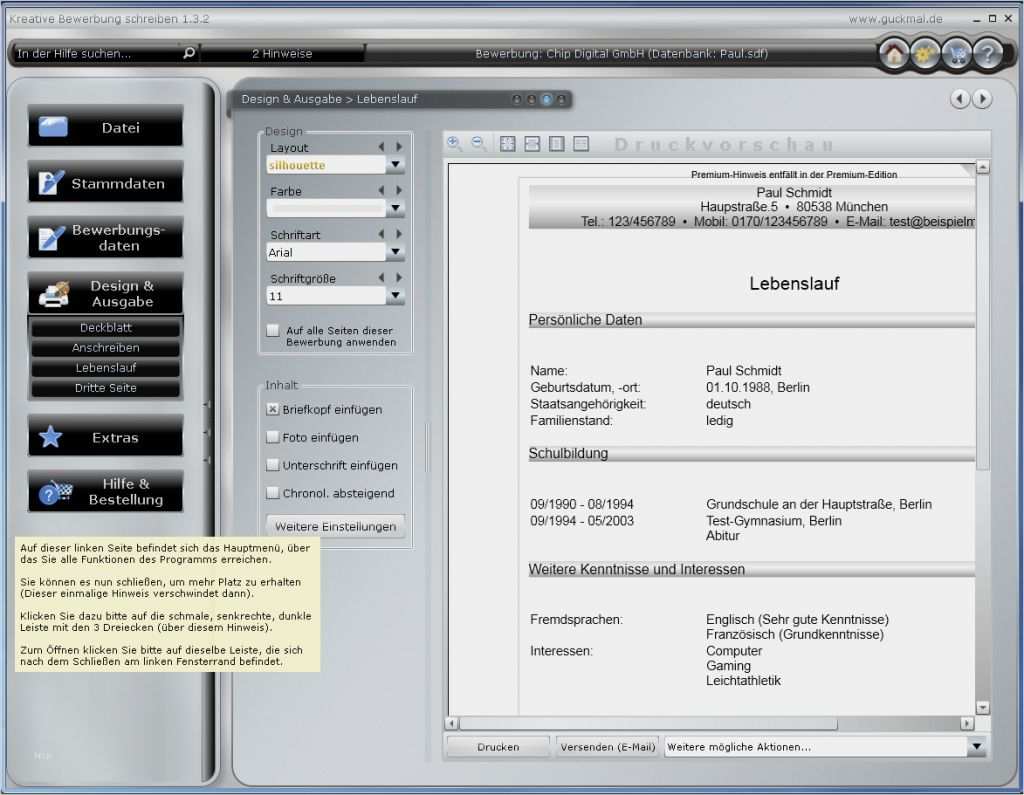 Euro Lebenslauf Vorlage Download Wunderbar Kreative Bewerbung Schreiben Download Chip