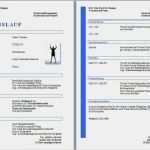 Europäischer Lebenslauf Vorlage Word Einzigartig Lebenslauf Vorlagen Word Download