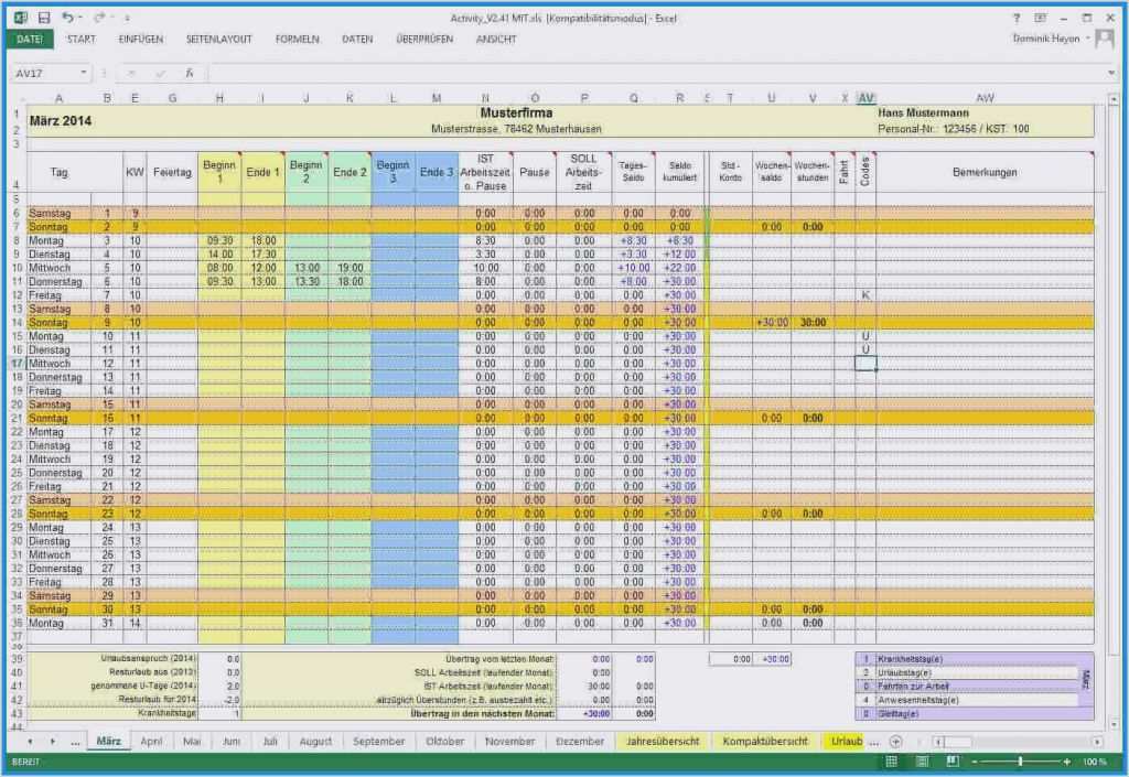 Excel 2016 Vorlagen Wunderbar Stundenzettel Excel Vorlage Kostenlos 2016