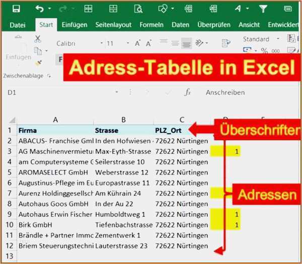 Excel Adressliste Vorlage Inspiration 15 Adressliste Excel Vorlage Vorlagen123 Vorlagen123