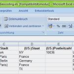 Excel Adressliste Vorlage Wunderbar Geocoding Mit Excel Reloaded – Jörgs Blog