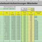 Excel Arbeitszeit Vorlage Hübsch 14 Arbeitszeiterfassung Excel Kostenlos