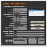 Excel Datenbank Erstellen Vorlage Erstaunlich Excel tool Kundendatenbank Inkl Rechnungsprogramm