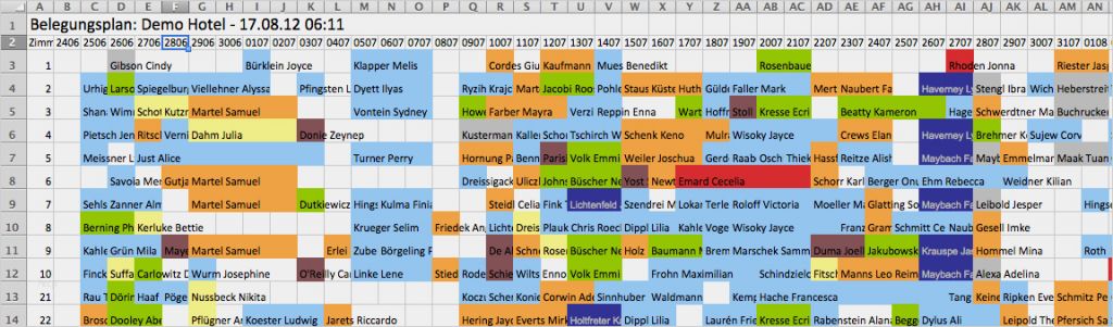 Excel Dynamischer Kalender Vorlage Gut Excel Hotel Belegungsplan Sinnvoll Oder Nicht