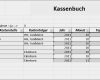 Excel Kassenbuch Vorlage Kostenlos Einzigartig Kassenbuch Excel Vorlagen Shop