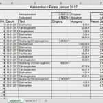 Excel Kassenbuch Vorlage Kostenlos Schön Kassenbuch Vorlage Muster Beispiel Excel Kostenlos