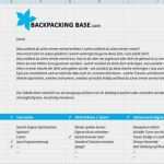 Excel Liste Vorlage Großartig Bucket List Backpackingbase