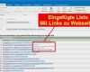 Excel Liste Vorlage Wunderbar Excel Vorlage Liste Mit Links Aus Chrome Umwandeln In
