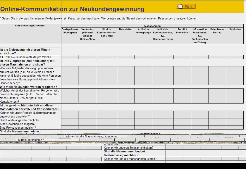 Excel Marketingplan Vorlage Muster Süß Line Neukundengewinnung Excel Vorlage Zum Download