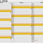 Excel Monatskalender Vorlage Angenehm Excel Kalender 2018 Kostenlos