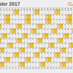 Excel Monatskalender Vorlage Schönste Excel Kalender 2017 Kostenlos