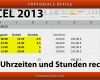 Excel Stunden Berechnen Vorlage Wunderbar Mit Uhrzeiten Und Stunden Rechnen Excel
