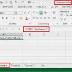 Excel Tabelle Als Vorlage Speichern Erstaunlich Excel Vba Name Der Datei Auslesen Zellinhalt Als