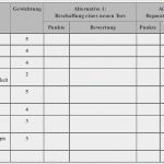 Excel Tabelle Vorlage Download Inspiration Nutzwertanalyse Excel Vorlage Zum Kostenlosen Download