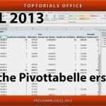 Excel Tabelle Vorlage Erstellen Beste Pivot Tabelle Erstellen total Leicht Excel