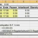 Excel überstunden Berechnen Vorlage Hübsch Üerstunden Berechnen In Excel formel Überstunden