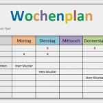 Excel Vorlage Arbeitsplan Wunderbar 12 Wochenplan