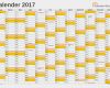 Excel Vorlage Kalender 2017 Cool Excel Kalender 2017 Kostenlos