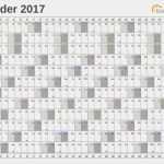 Excel Vorlage Kalender 2017 Erstaunlich Excel Kalender 2017 Kostenlos