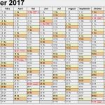 Excel Vorlage Kalender 2017 Süß Kalender 2017 Zum Ausdrucken In Excel 16 Vorlagen