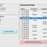 Excel Vorlage Kassenbuch Verein Kostenlos Schön Muster Excel Kassenbuch