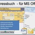 Excel Vorlage Kundenkartei Bewundernswert Kundendatei – Einfach Und Clever Für Microsoft Fice