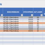 Excel Vorlage Lagerbestand Kostenlos Cool Kostenlose Excel Inventar Vorlagen