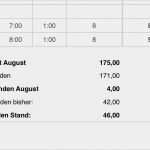 Excel Vorlage Stundenerfassung Angenehm Stundenerfassung Excel