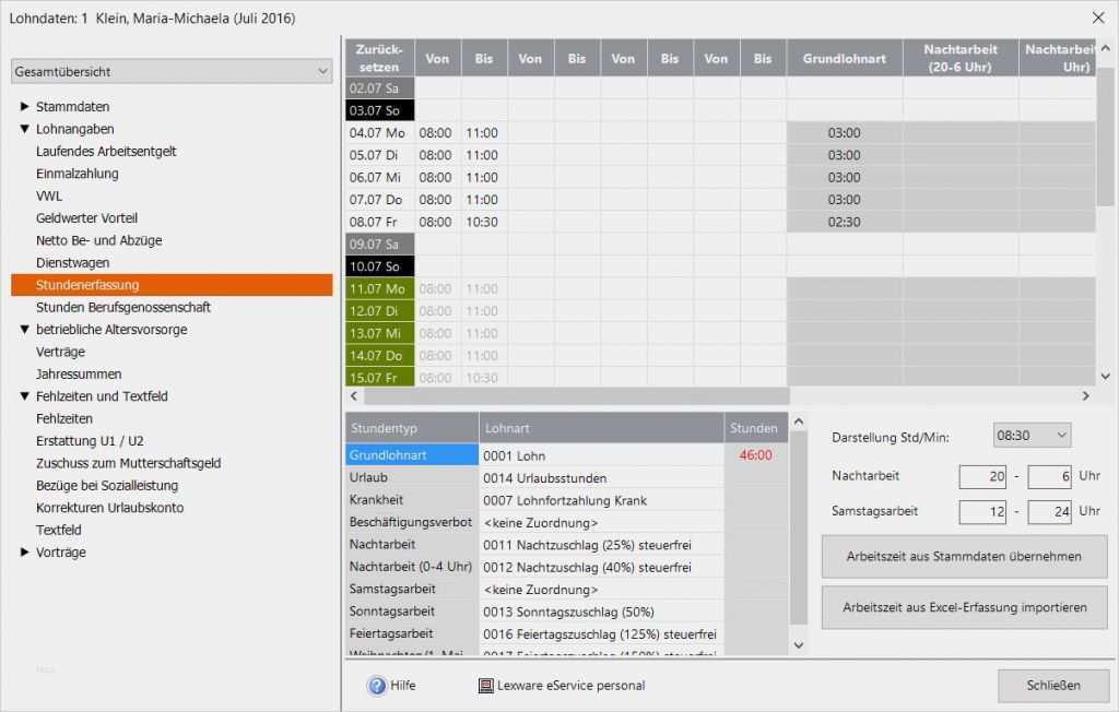 Excel Vorlage Stundenerfassung Wunderbar Lexware Lohn Import In Stundenerfassung