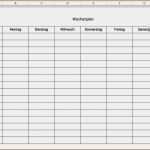 Excel Vorlage Wochenplan Fabelhaft 11 Excel Tabellen Vorlagen Kostenlos Download