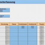 Excel Vorlage Zeiterfassung Fabelhaft Excel Arbeitszeiterfassung 2018 sofort Download