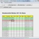 Excel Vorlagen Freeware Genial Stundenzettel Download