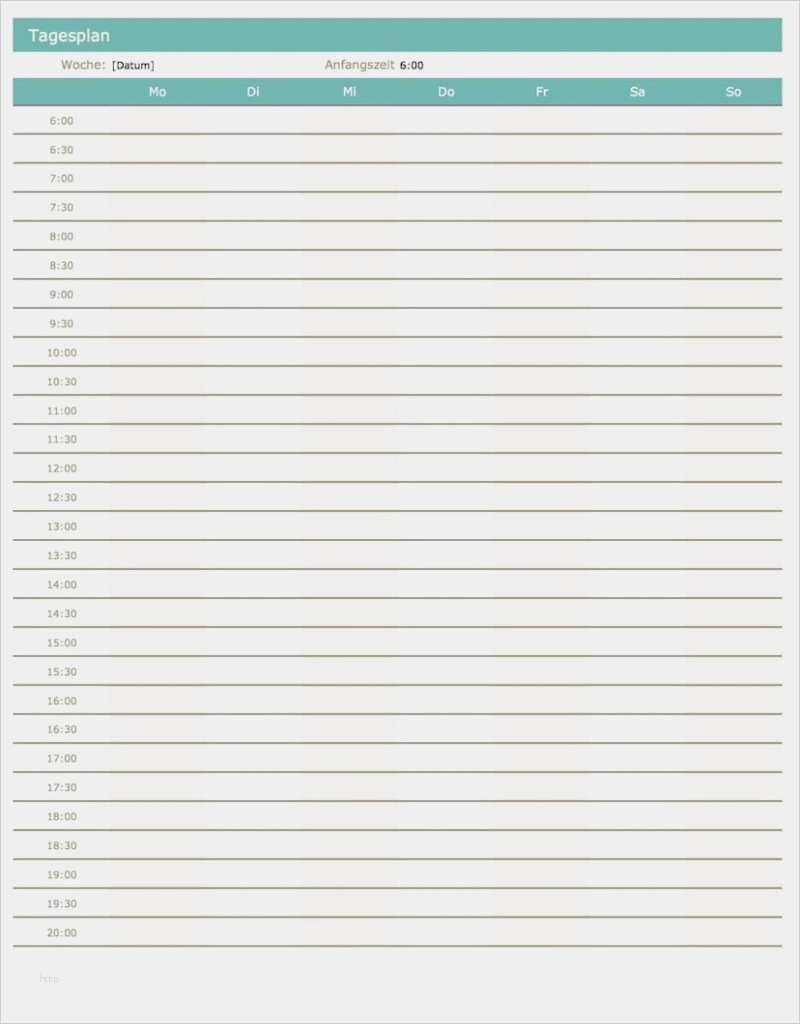 Excel Wochenplan Vorlage Schönste Wochenplan Und Tagesplaner Vorlage – Vorlage Muster
