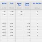 Excel Zeiterfassung Vorlage 2018 Inspiration Numbers Vorlage Zeiterfassung 2018 Arbeitszeitnachweis Mit