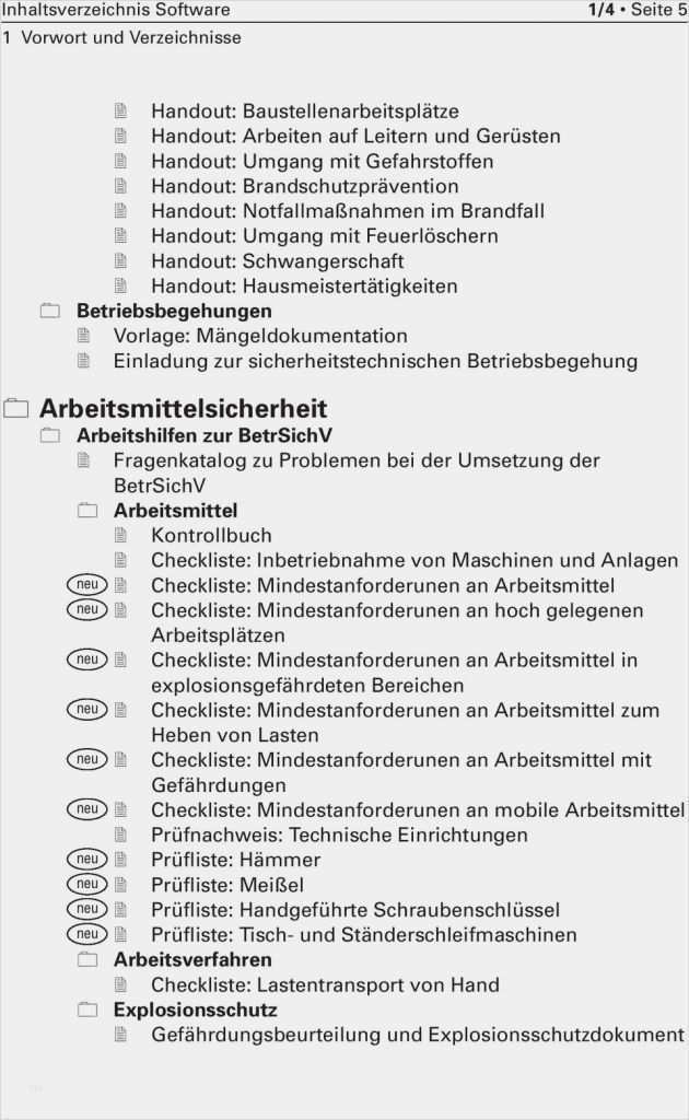 Explosionsschutzdokument Vorlage Best Of 1 4 Inhalte Der software Pdf