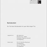 Expose Deckblatt Vorlage Cool Das Deckblatt Der Bachelorarbeit Abschlussarbeiten