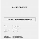 Expose Deckblatt Vorlage Schön Das Deckblatt Der Bachelorarbeit Abschlussarbeiten